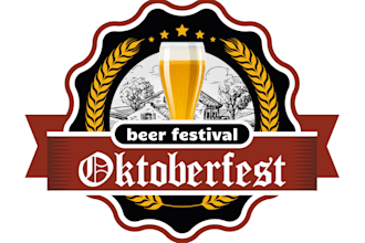 design a original oktoberfest logo for you in just 1 day