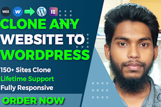 convert, clone or transfer wix, weebly, webflow to wordpress