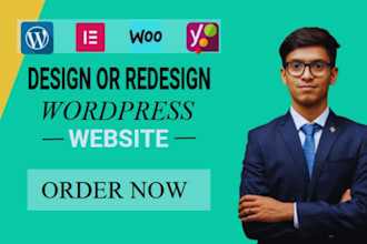 install wordpress, set up your theme, and customize