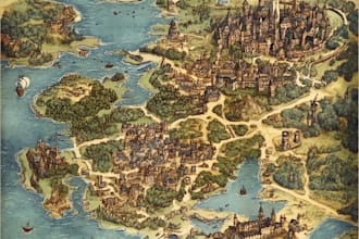 draw individual and exclusive fantasy maps