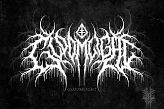 create death metal, black metal, slam, and brutal logo