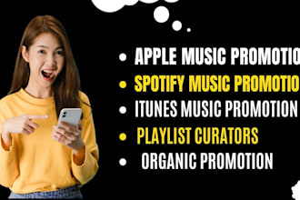 promote apple music, itunes promotion, apple playlist, sportify