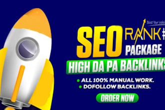 create 150 mix contextual high quality backlinks