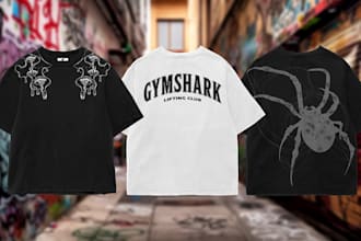 design unique and trendy tshirt designs for your brand