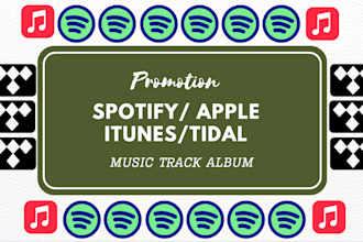 do spotify playlists itunes tidal music and apple music promotion