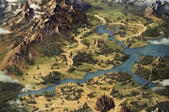 make a fantasy map for you