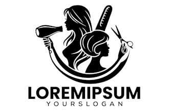 create an awesome saloon logo within 24 hours