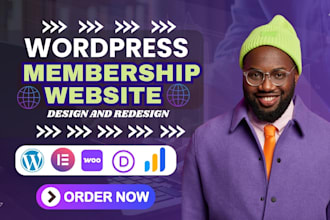 build wordpress membership website, subscription website, paid membership pro