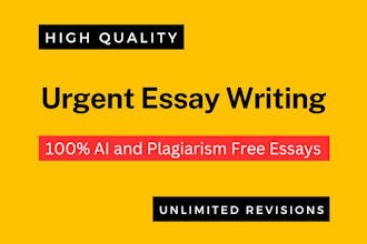 write urgent essays as soon as you need it
