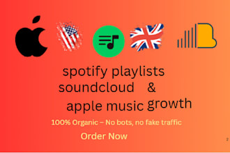 usa spotify playlists soundcloud  and apple music growth
