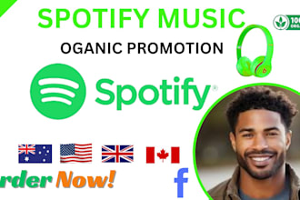 do spotify music promotion , organic spotify music promotion