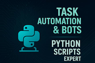create python bots automate tasks and develop custom scripts