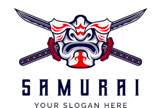 design a wonderful samurai logo with unlimited revision