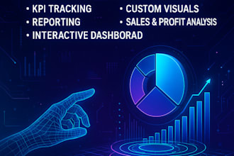 create custom interactive power bi dashboards and reports