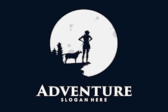 design professional silhouette logo design