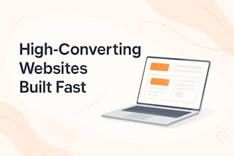 build you a conversion focused website that looks luxury and sells like crazy