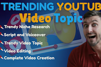 write engaging youtube video scripts on trending topics
