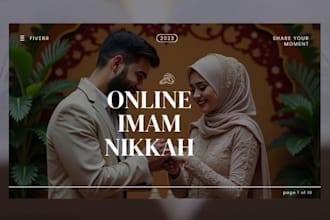 your online nikah imam and lead islam nikkah as an official imam