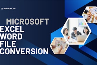 do fast data entry typing job in excel and word