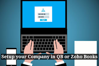 set up your company in quickbooks or zoho books
