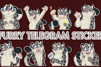 draw furry telegram sticker furry nsfw stickers discord animated gif stickers