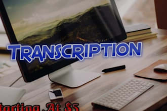 perfectly transcribe audio and do transcription on video