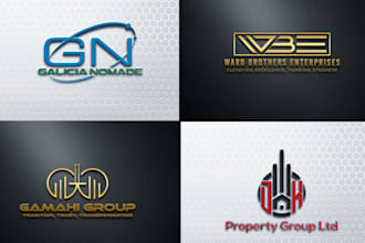 make minimalist stunning, luxury business logo design