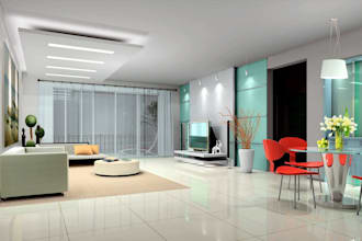 do house interior, warehouse design, commercial architectural 3d rendering