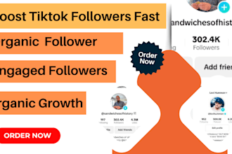 increase tiktok followers with organic promotion