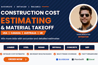 do professional construction takeoffs and cost estimation