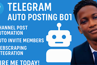 build a telegram auto invite or referral bot for group growth