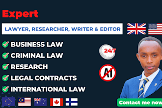 help with legal research, business contract, nda, UK, US law
