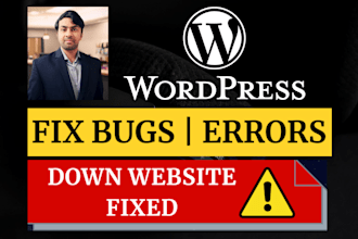 fix wordpress CSS issues, critical errors, bugs, or down website