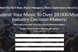 blast music campaign to 30k music supervisor, record label, playlist curators