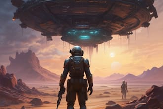 design a spaceship, sci fi illustration and sci fi art