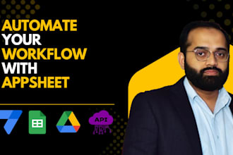 automate your workflow with appsheet, google sheets and api