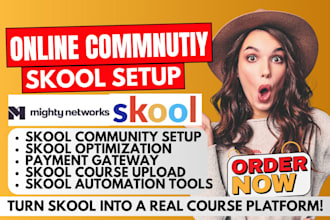 skool online community setup skool online community skool manager for growth