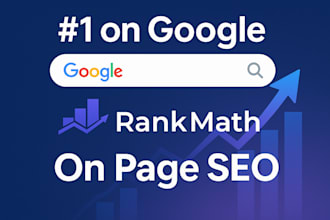 setup rank math SEO plugin and optimize your wordpress site