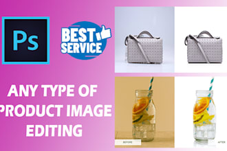 product photo editing and retouching for ecommerce