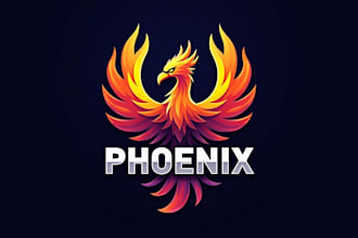make high quality phoenix logo with free source file