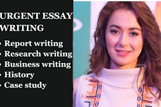 write assignment, reports, research, case study,  urgent essay writing