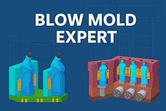 do custom blow mold design using siemens nx for plastic manufacturing