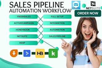 setup freshsales netsuite activecampaign keap drip honeybook revamp getresponse