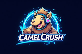create amazing camel logo with unique and creative concepts
