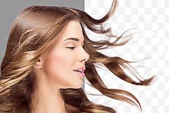 cut out five images background remove in single price