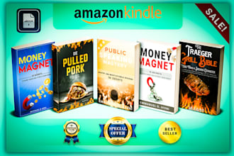 make professional book cover, ebook cover, KDP book cover and kindle book design