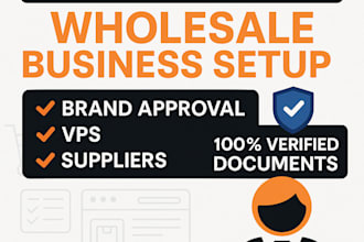 provide brand approval, wholesale products, and vps for amazon
