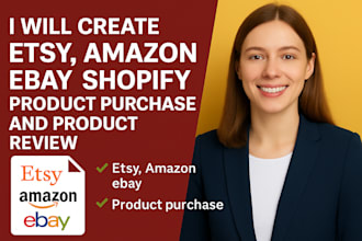 handle etsy amazon ebay shopify product purchase product review and listing
