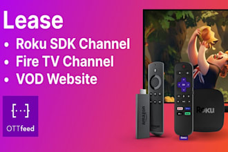 develop sdk roku or sdk fire tv vod live channel