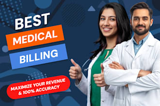 do medical billing, payment postings and denials management and appeals